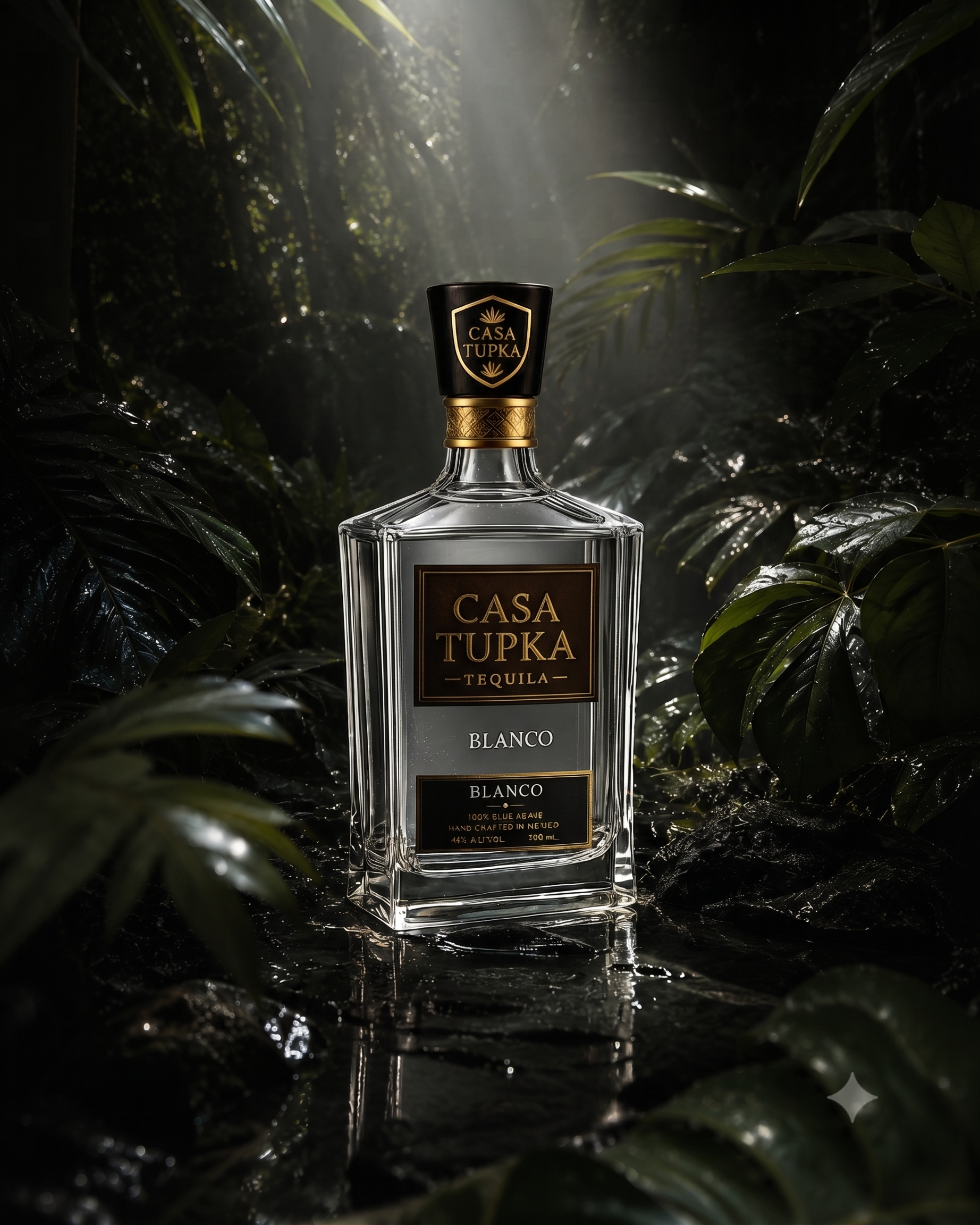 Casa Tupka Blanco Tequila Bottle